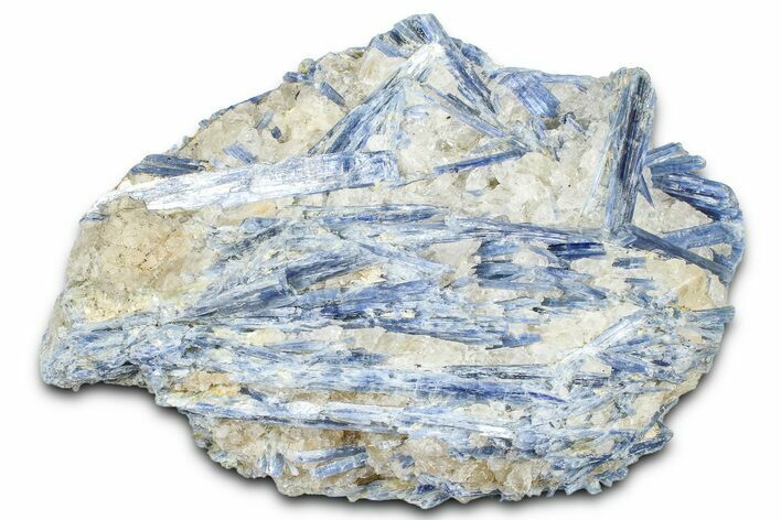 Vibrant Blue Kyanite Crystals In Quartz - Brazil #368810